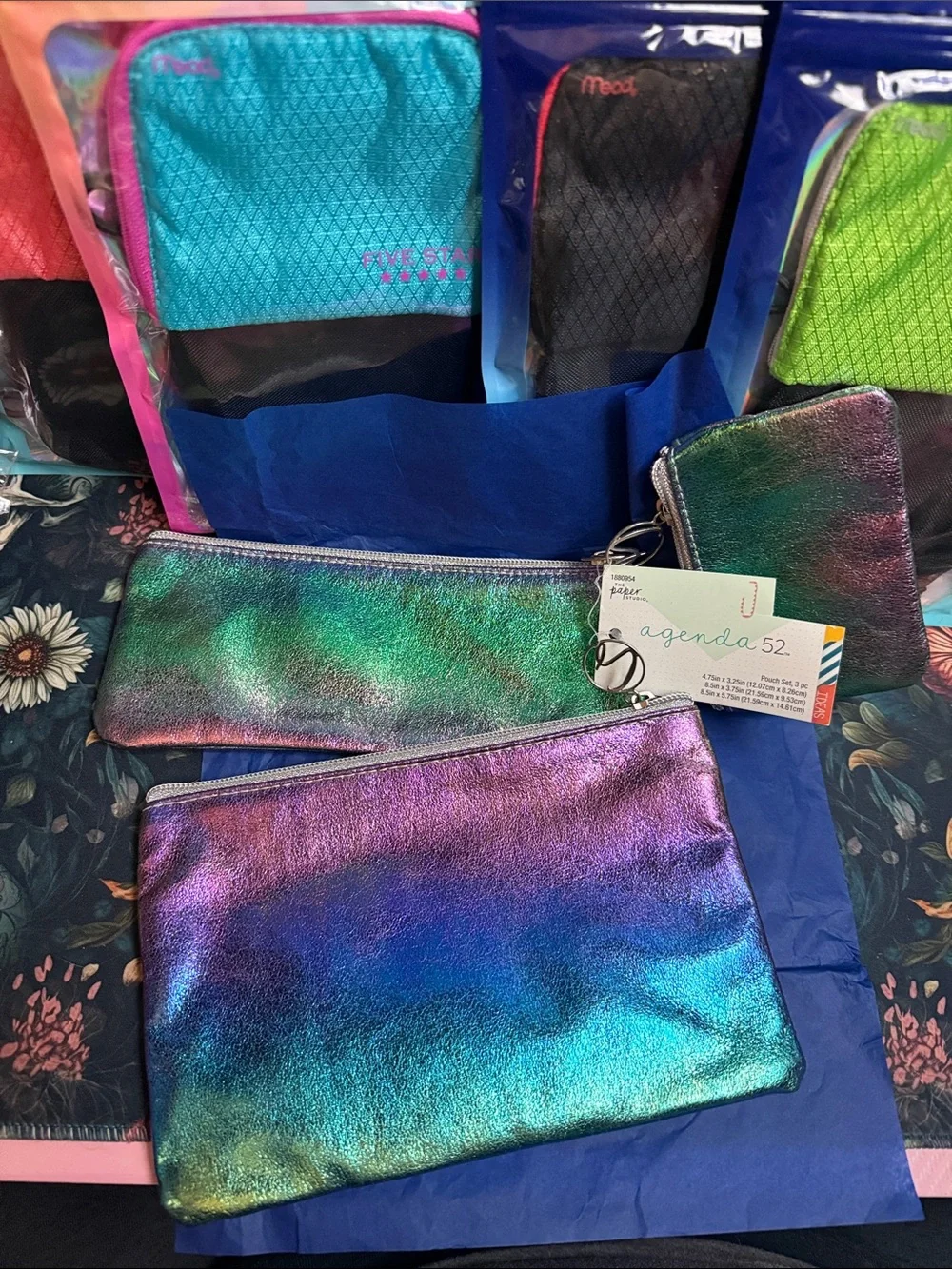 The paper studio agenda 52 pouch set 3CT - new w/tag